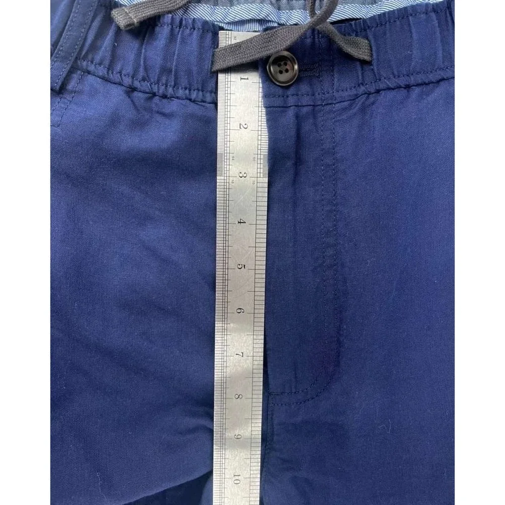 Vineyard Vines Pull On Pants Mens Sz M Blue Straight Drawstring Flat‎ Front